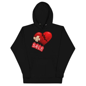 Heart For Sale Rod Wave Black Hoodie