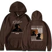 Rod Wave Brown Nostalgia Tour Hoodie